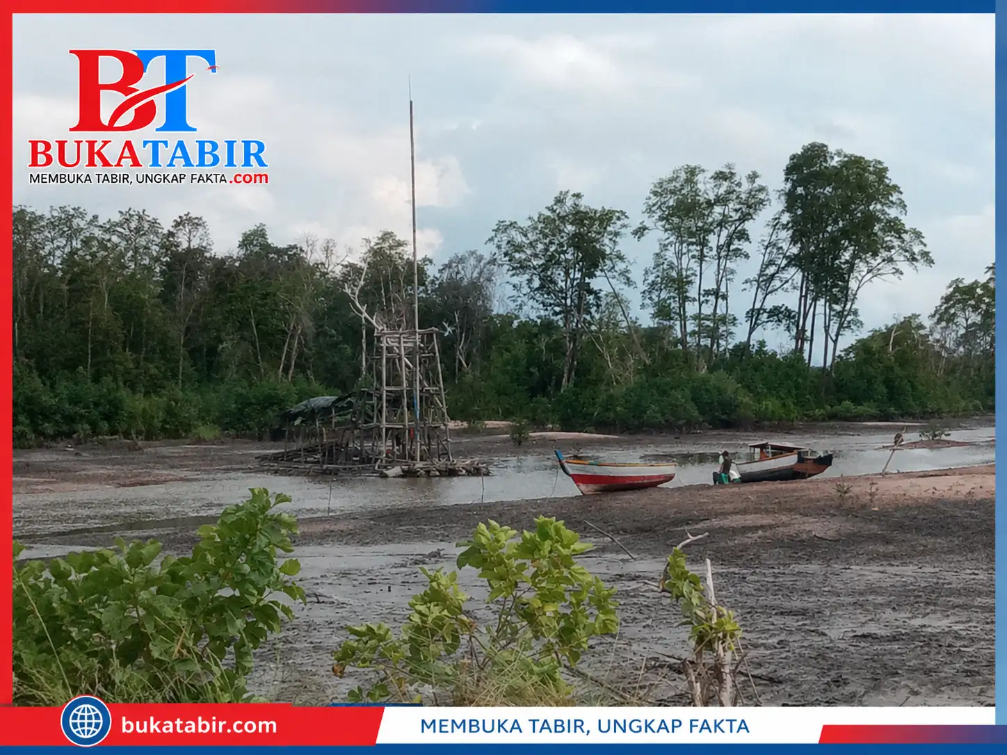 Kades Rambat: Ponton Tower di Kawasan Hutan Mangrove Ramai pada 2015, Kini Aktivitas Sudah Sepi