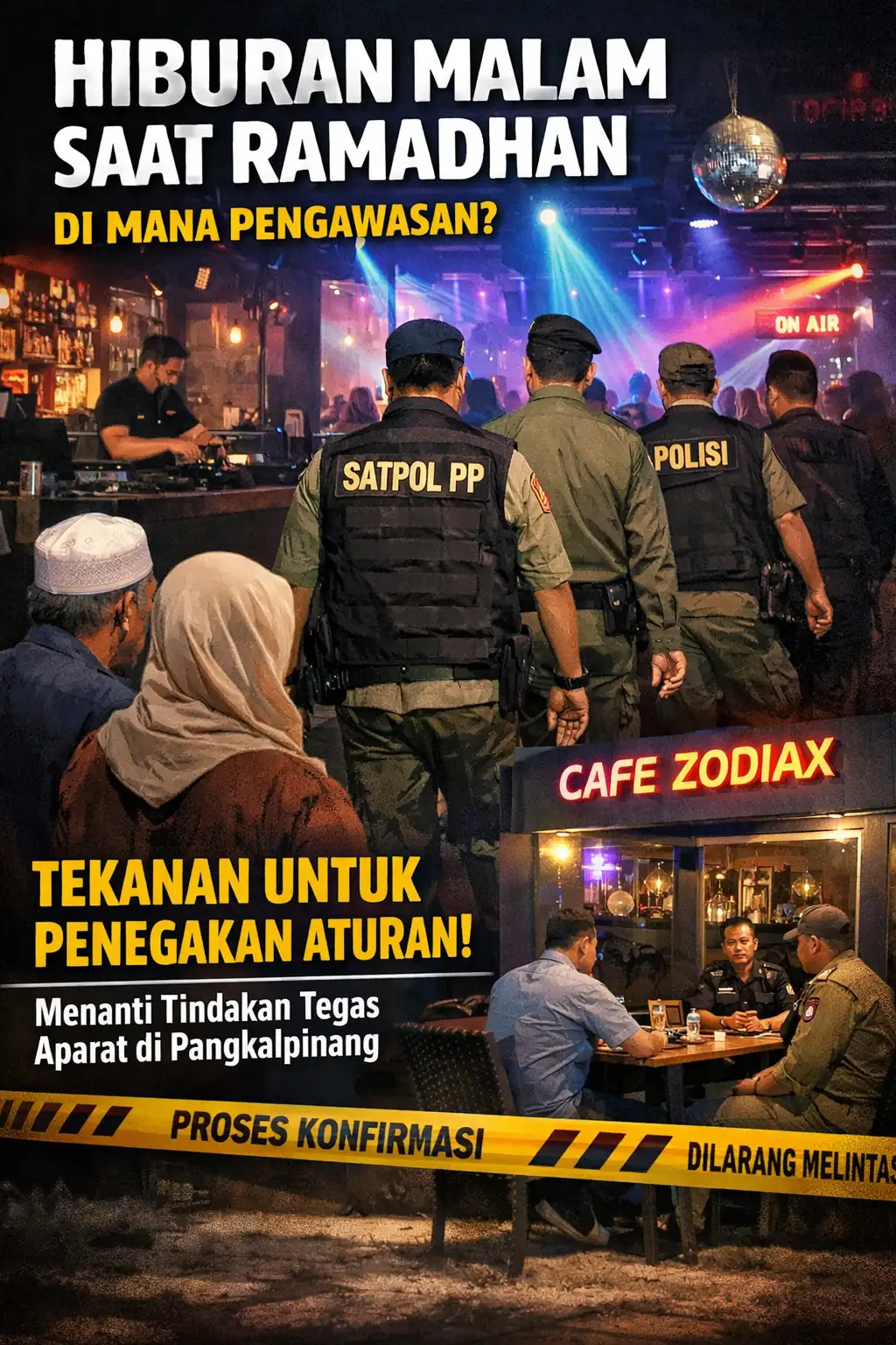 Surat Edaran Wali Kota Pangkalpinang Tidak Diindahkan Musik DJ Dicafe Zodiax Bergema Dibulan Ramadhan 
