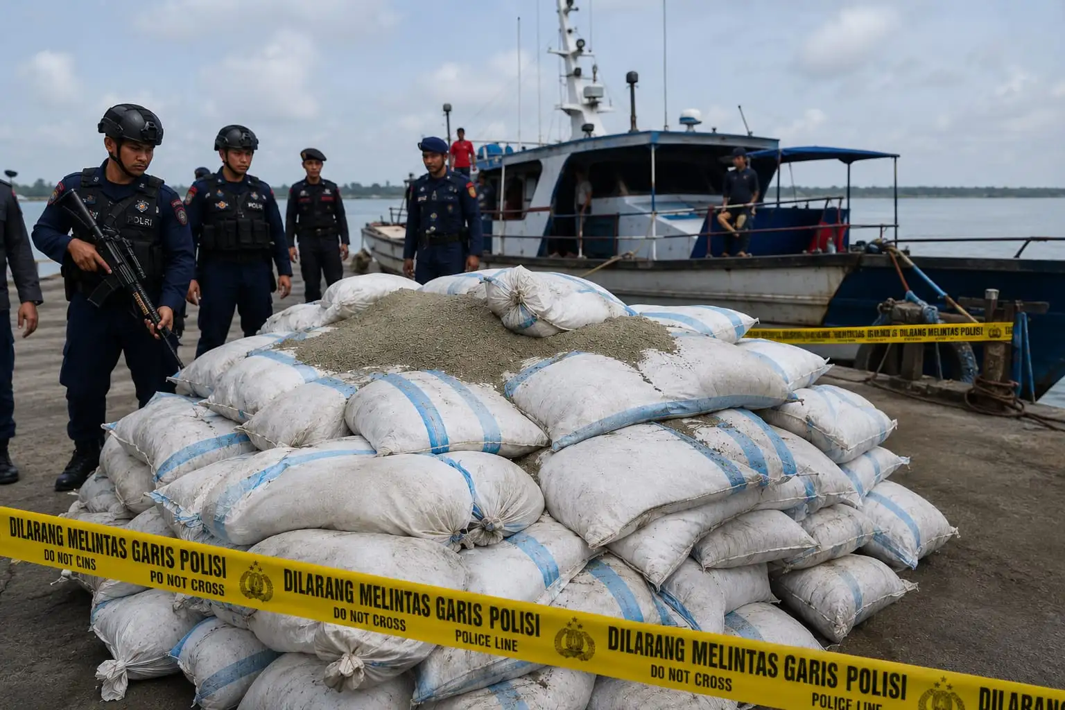 Penyelundupan Pasir Timah Kembali Jadi Perbincangan, Aparat Perketat Pengawasan Jalur Laut