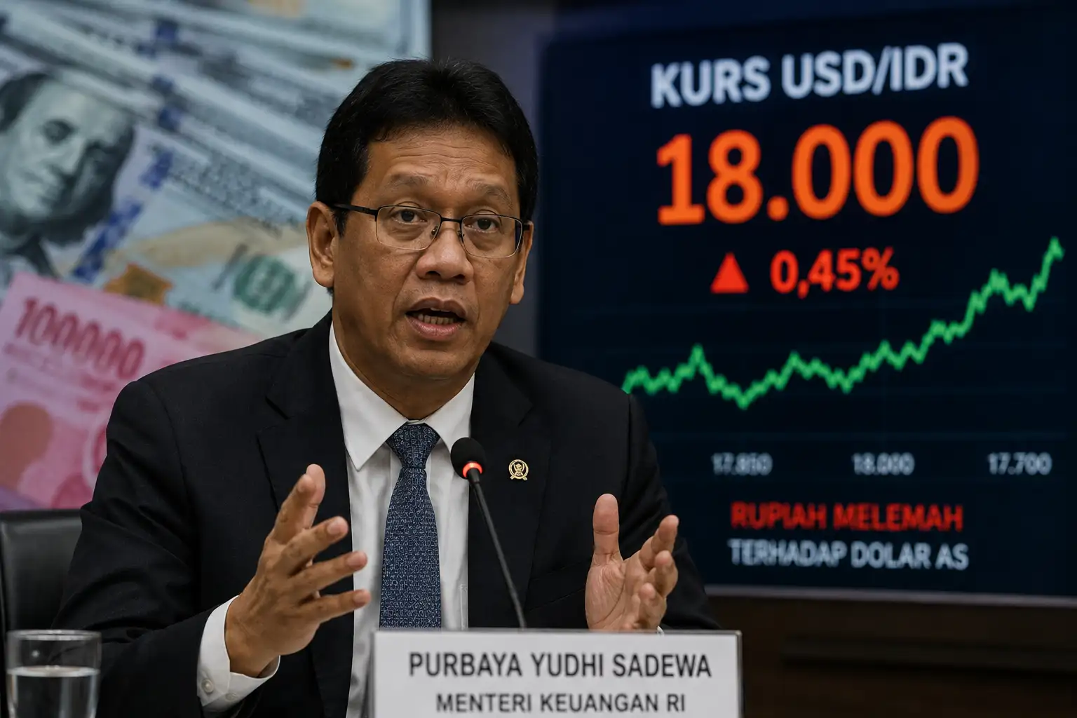 Purbaya Buka Suara Soal Rupiah Dekati Rp18.000 per Dolar AS, Tegaskan Ekonomi Indonesia Tetap Kuat