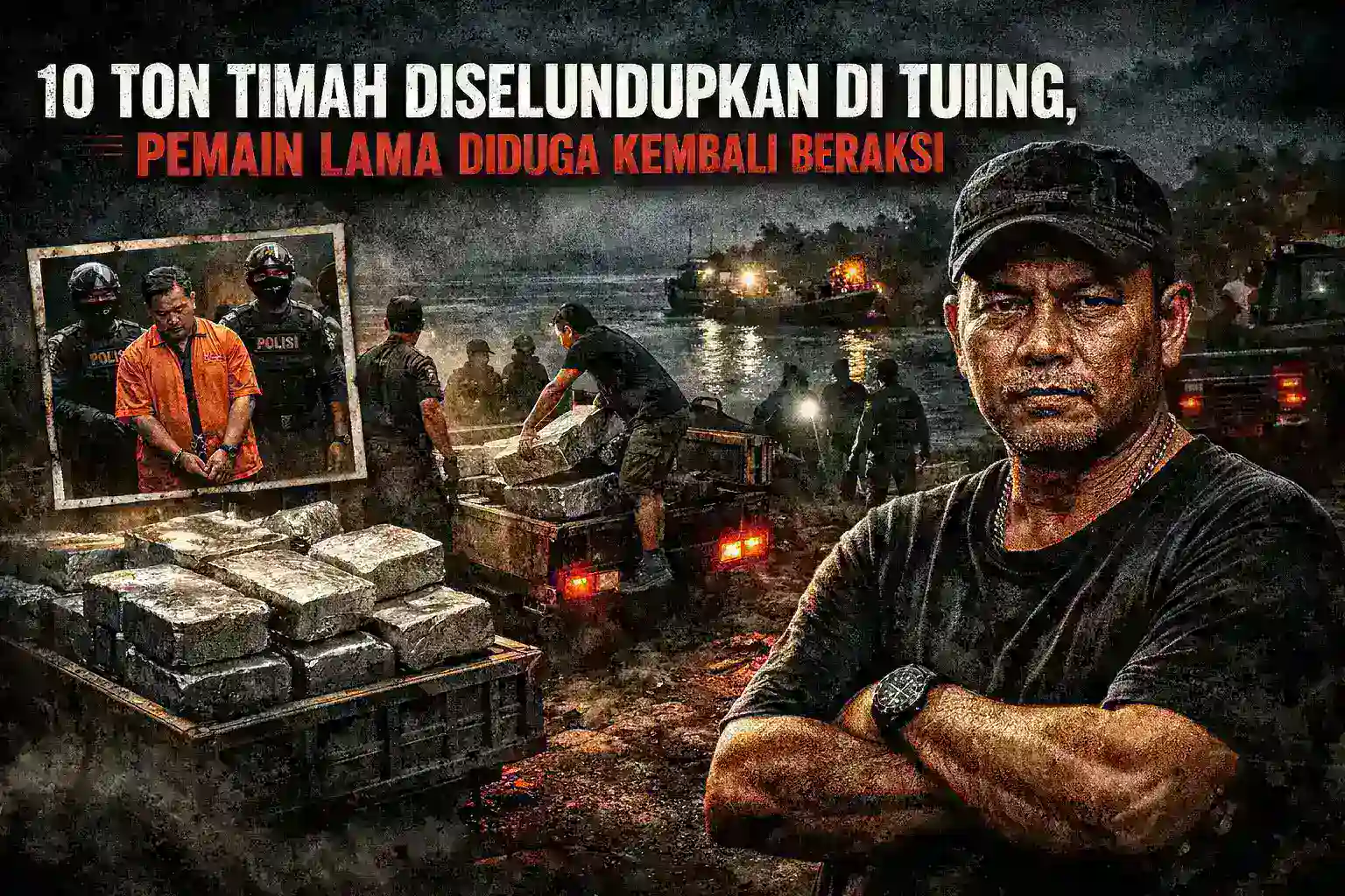 Sosok Penyedulupan Timah 10 Ton Pantai Tuing Diduga Orang Lama