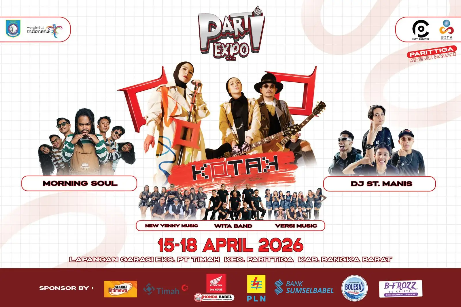 PARTI EXPO 2026 Siap Guncang April: Kolaborasi Musik, Kreativitas, dan Hiburan Tanpa Batas