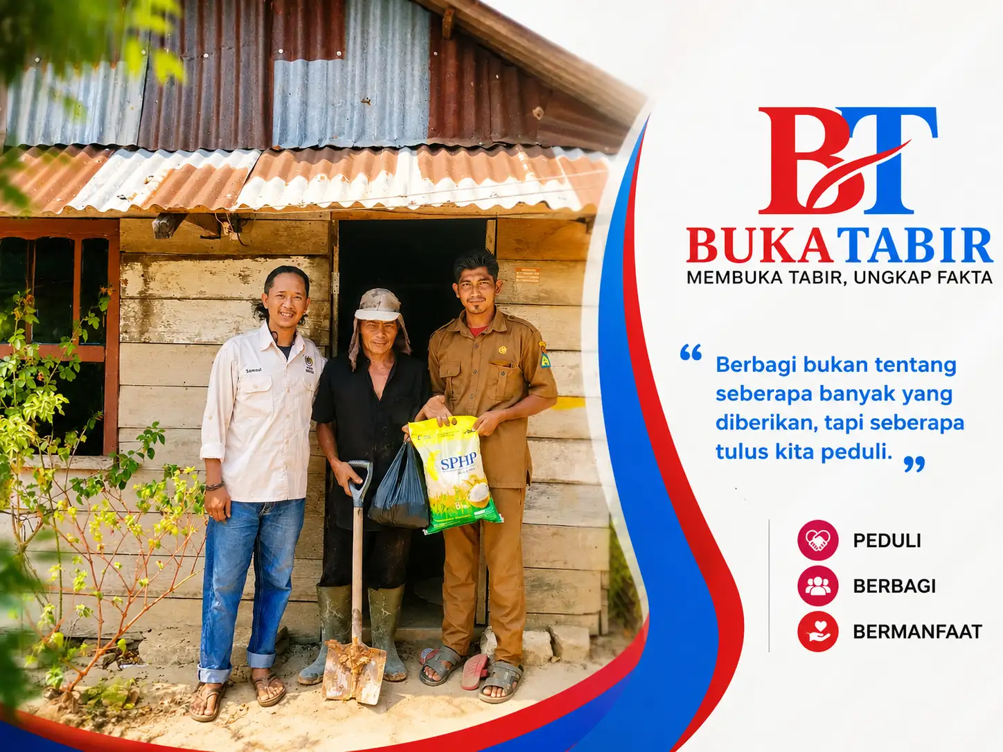 Tak Harus Menunggu Kaya untuk Berbagi, Samsul Hidayat Hadir Membantu Warga yang Membutuhkan