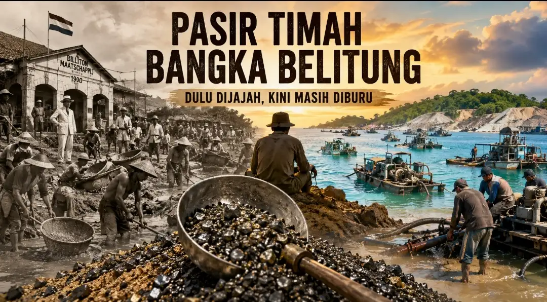 Ratusan Tahun Diburu, Timah Bangka Belitung Masih Jadi Primadona