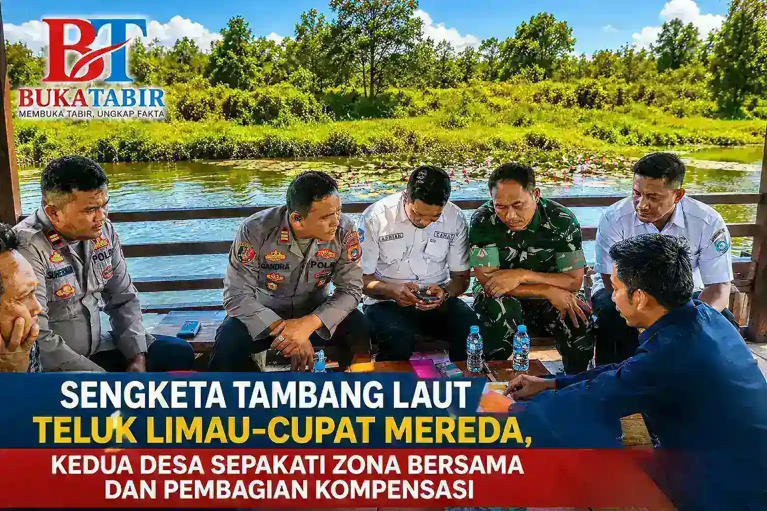 Sengketa Tambang Laut Teluk Limau–Cupat Mereda, Kedua Desa Sepakati Zona Bersama dan Pembagian Kompensasi