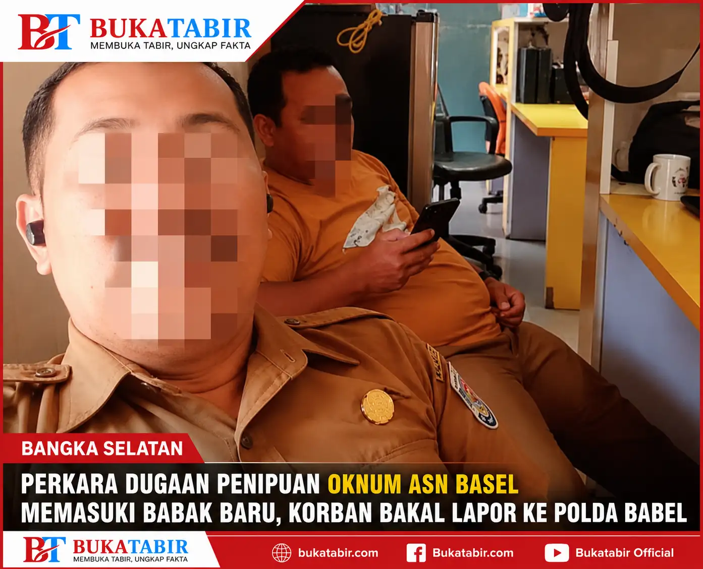 Rp180 Juta Belum Kembali, Korban Dugaan Penipuan Oknum ASN PUPR Basel Siapkan Laporan ke Polda Babel