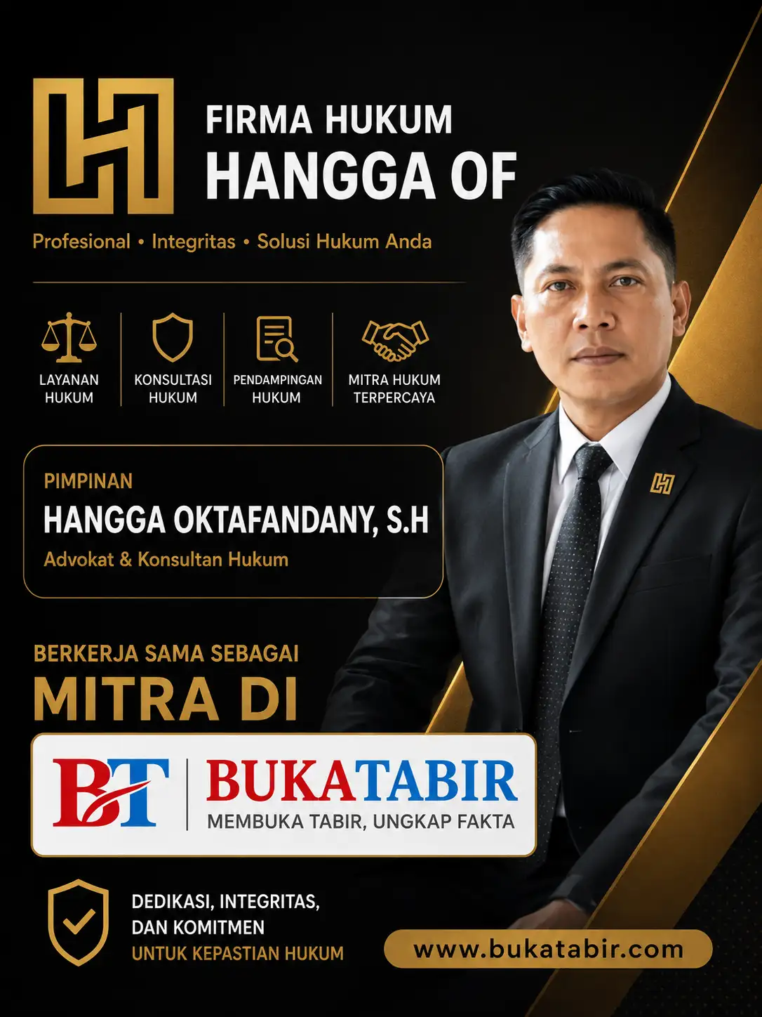 Profesionalisme dan Integritas: Jejak Karier Hangga Oktafandany di Dunia Advokat