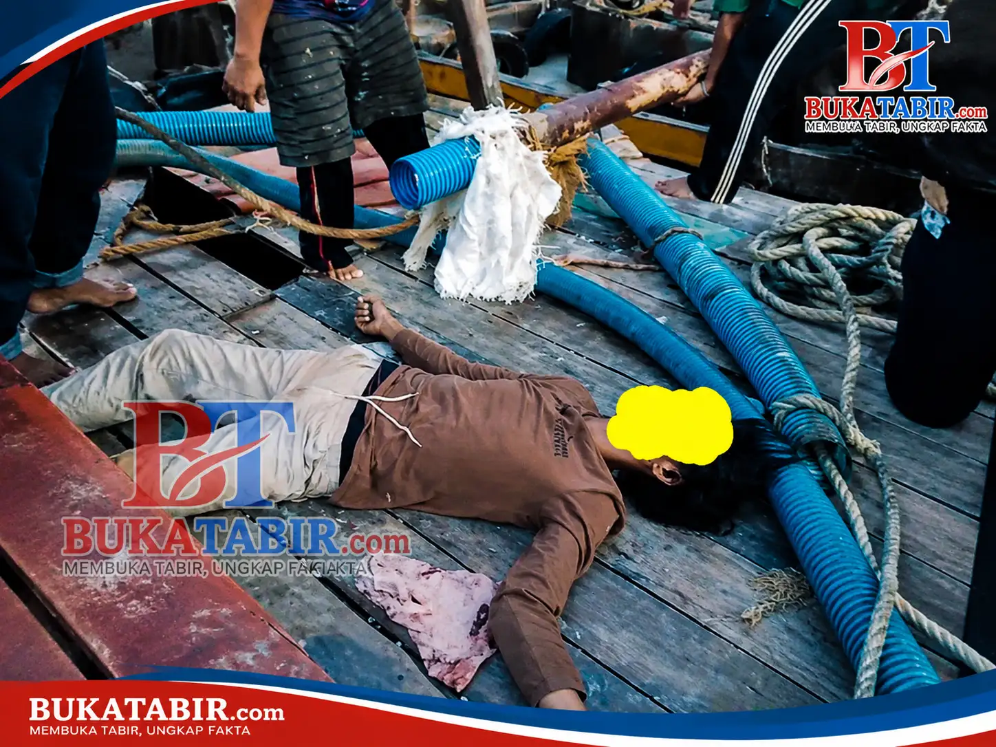Dihantam Besi Rajuk Saat Bekerja, Pekerja Tambang Timah Tewas di Laut Sampur