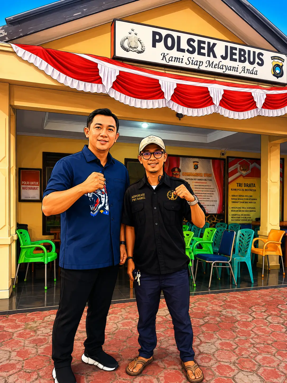 Dari Jebus Menuju Polresta Pangkalpinang, AKP Ogan Dapat Apresiasi Insan Pers dan Masyarakat