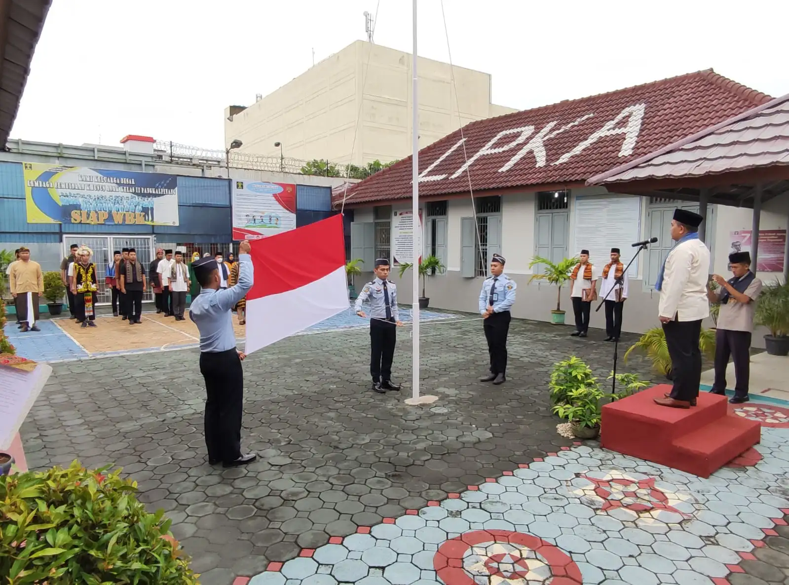 Memperingati Hari Sumpah Pemuda LPKA Pangkalpinang Gelar Upacara