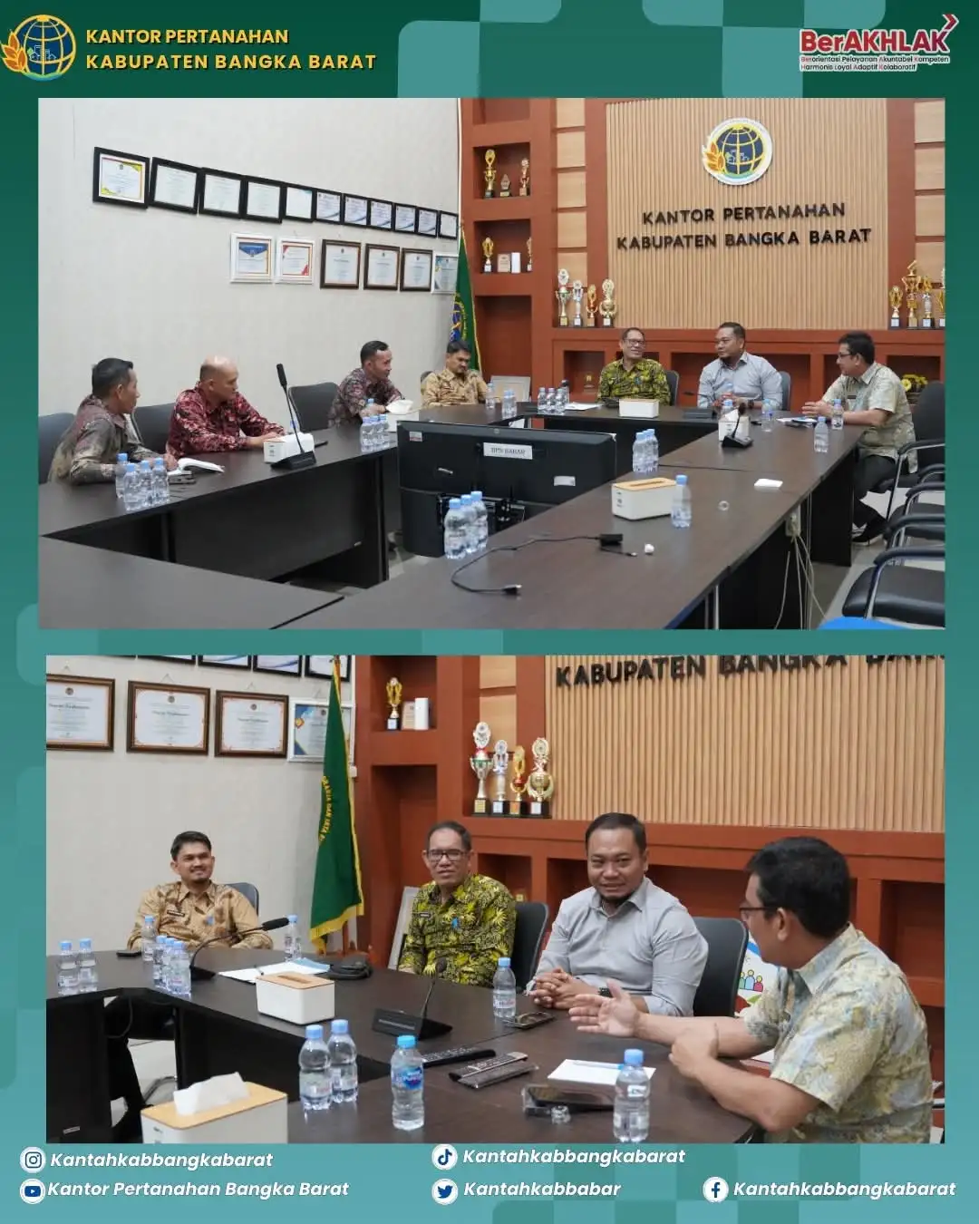 Menuju Pelayanan Prima, Kantah Bangka Barat dan Pemda Komitmen Percepat Sertipikasi