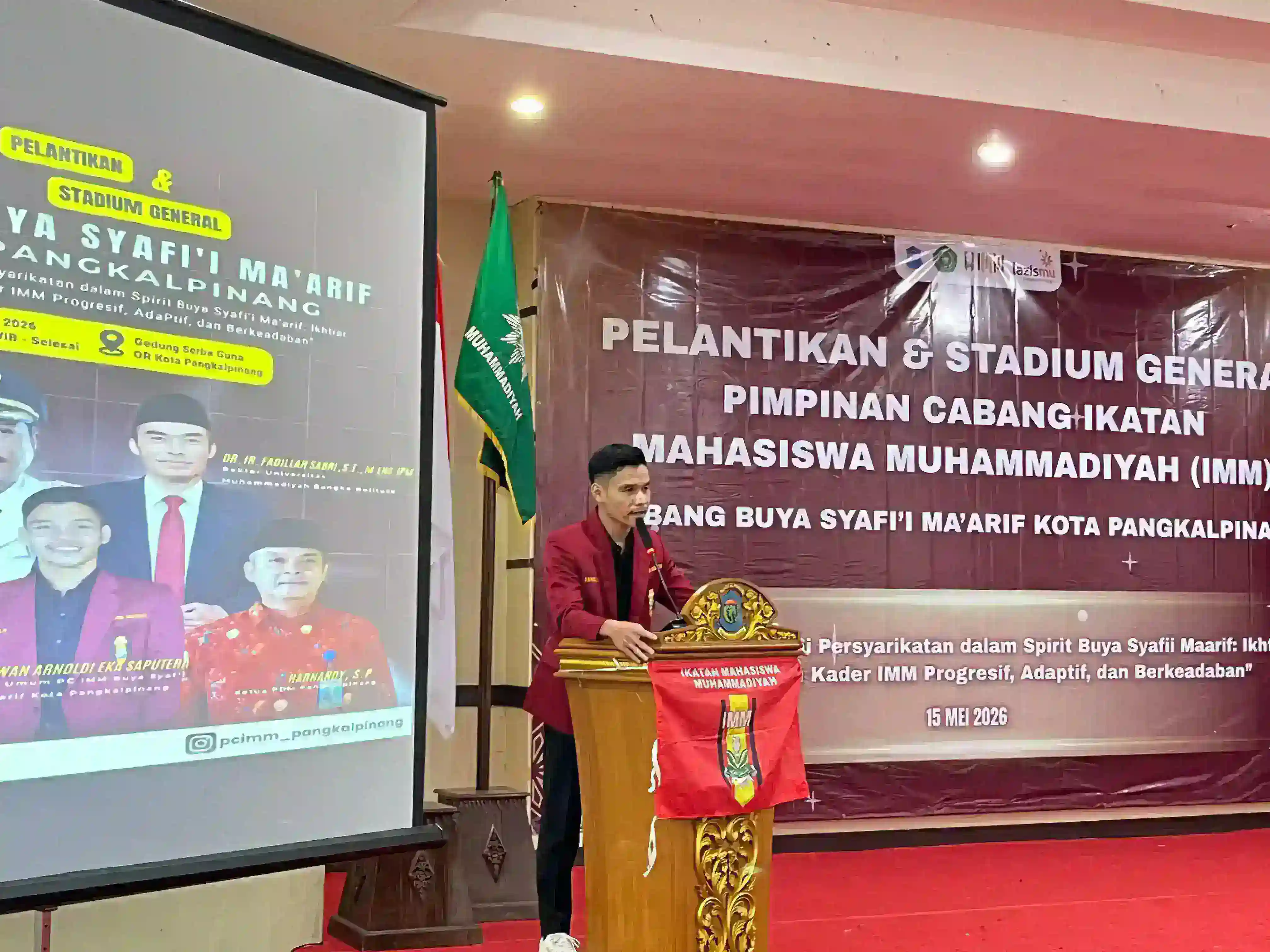 Arnaldi Resmi Pimpin PC IMM Pangkalpinang, Siap Cetak Pemimpin Masa Depan Berintegritas